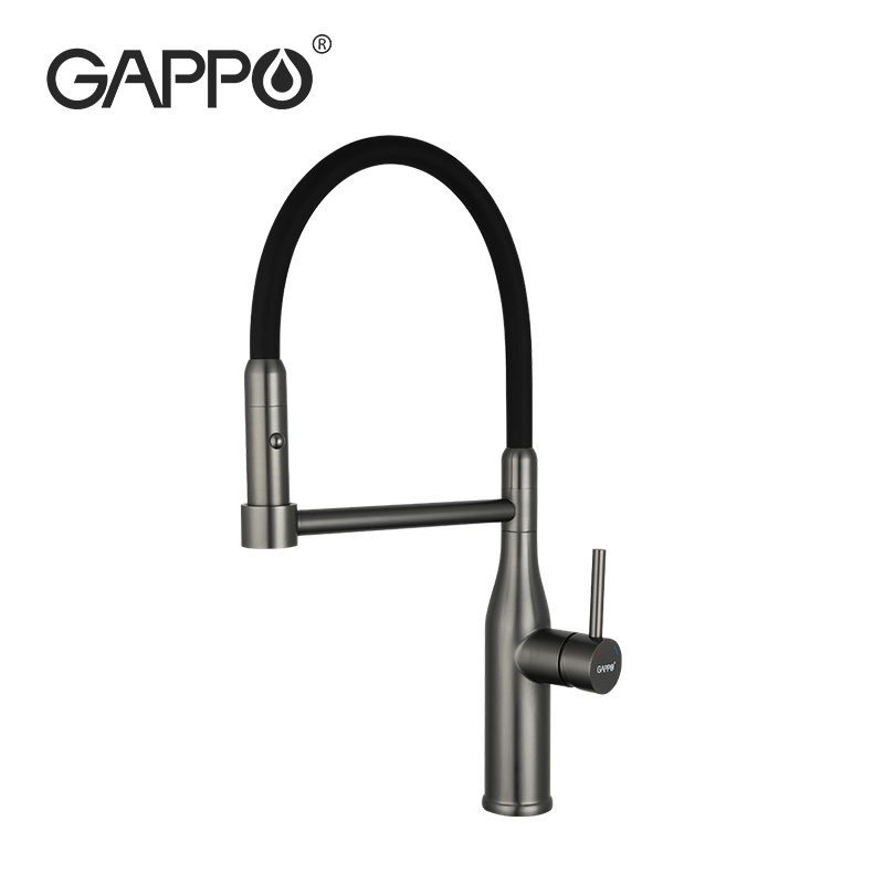 Gappo Luxury Kitchen ss Faucet with Pull Out Spout sink tap kitchen stainless steel 360 Degree Kitchen Faucet G4398-51