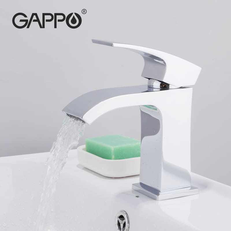 GAPPO luxury bathroom faucet chrome Basin mixer single handle bathroom basin faucet griferia G1007-1