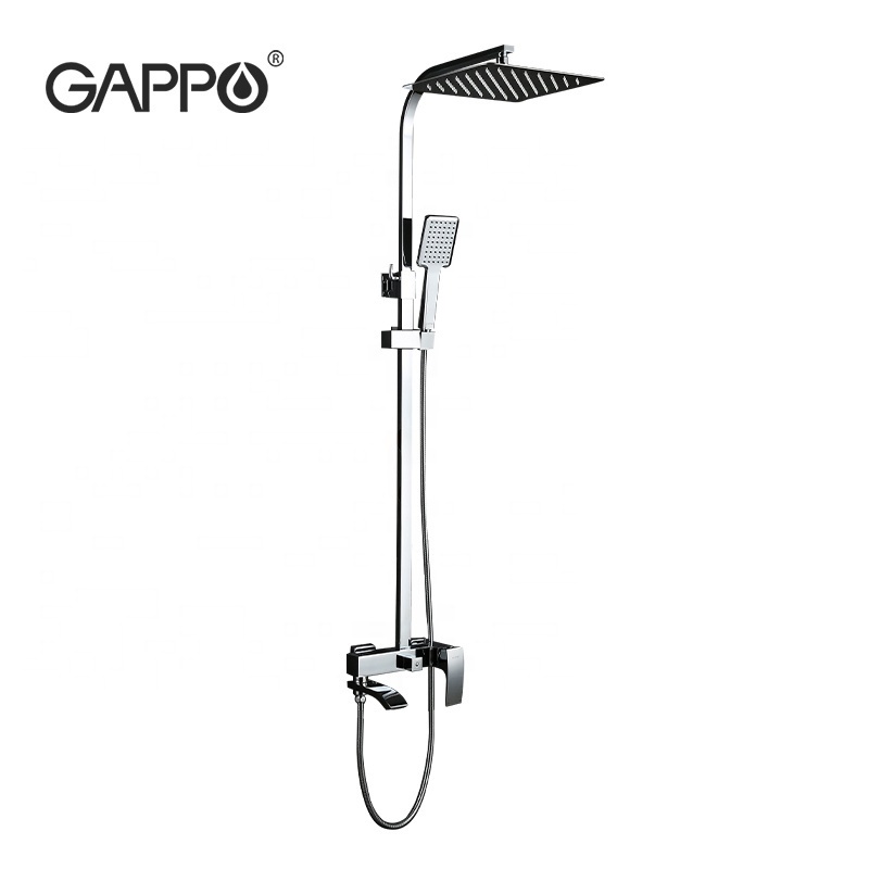 Gappo Hot and cold bathroom shower system four function shower sets brass shower faucet G2407