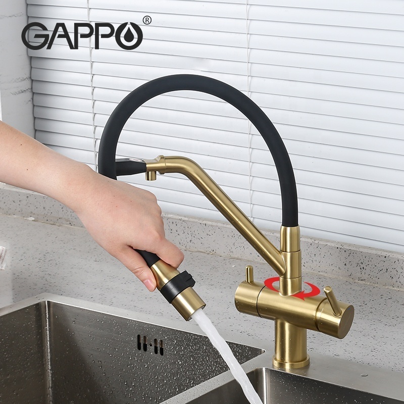 Fashion Pull Down Brass Water Tap Silicone Magnetic Sprayer Sink Faucets Pull Out Kitchen Faucet G4398-83