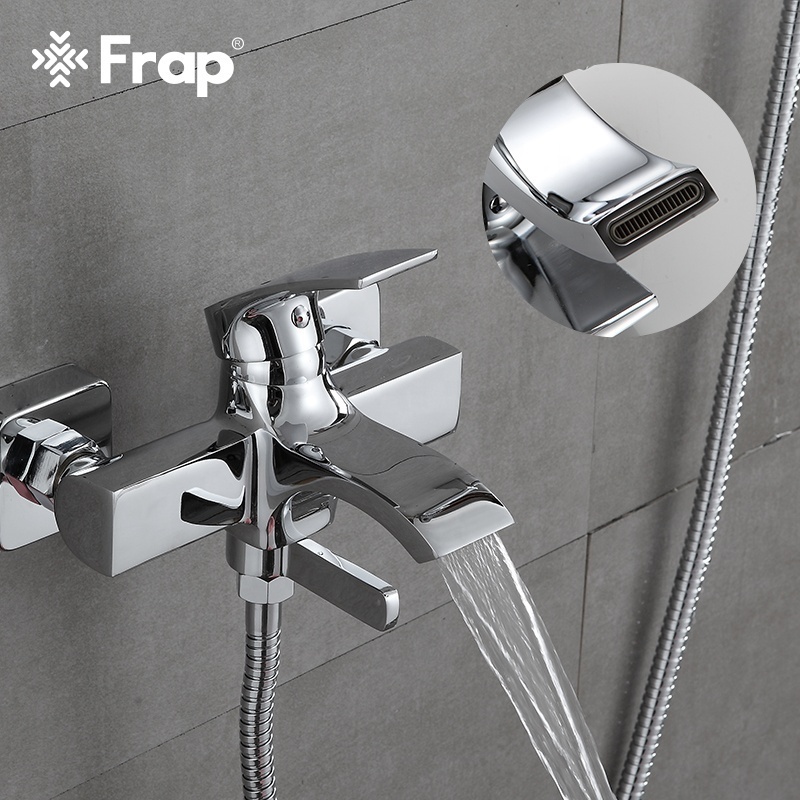 Frap luxury rainfall toilets bathroom sets rainshower set warrantee factory directly water saving upc bathtub faucet F3269