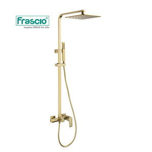 Frascio Luxury Rain Shower Faucet Set In-wall Shower Faucets For Bathroom Rain Faucet Modern Shower Set