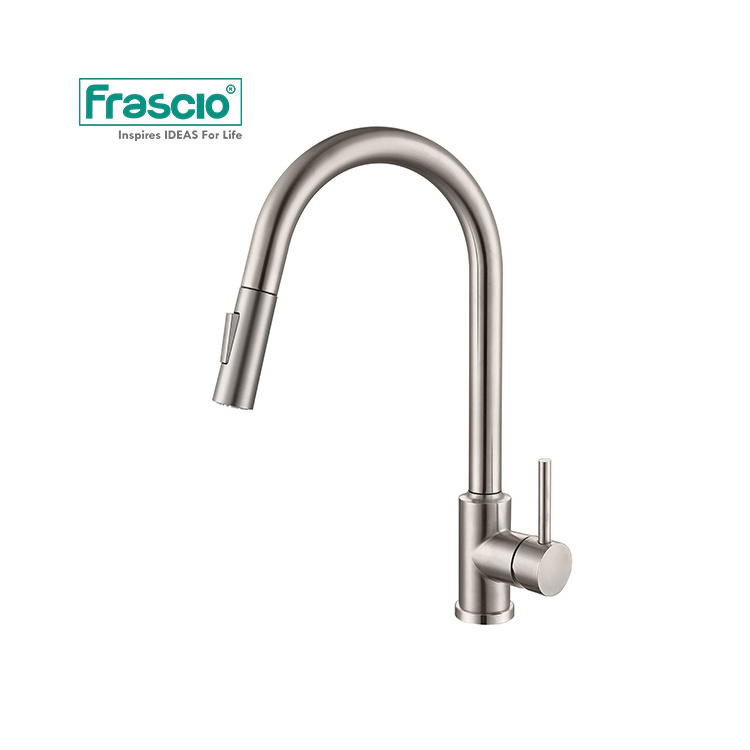 Frascio Hot Sale Kitchen Faucet With Sensor Touch With Swivel Spout Pull Out Kitchen Faucet For Kitchen