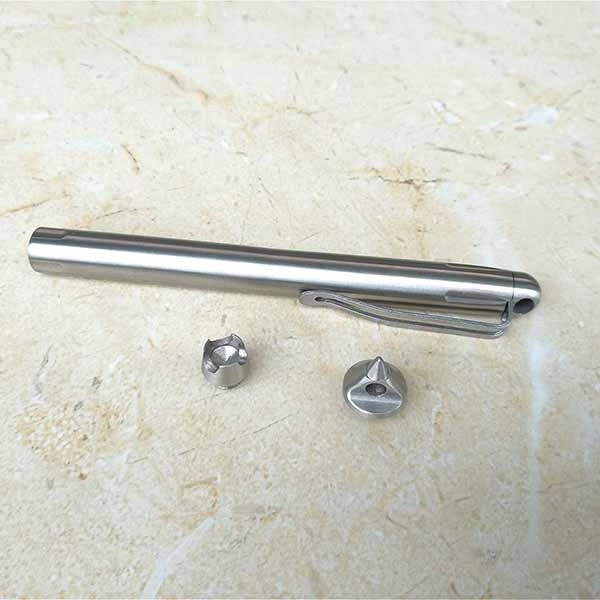 Wholesale outdoor camping stainless steel self-defense tactical pen