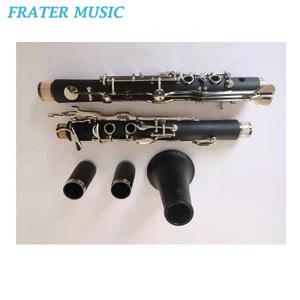 18k G ABS Clarinet Good quality OEM 18 key black G tone ABS Clarinet with casing pads or leather pades (JCL-185)