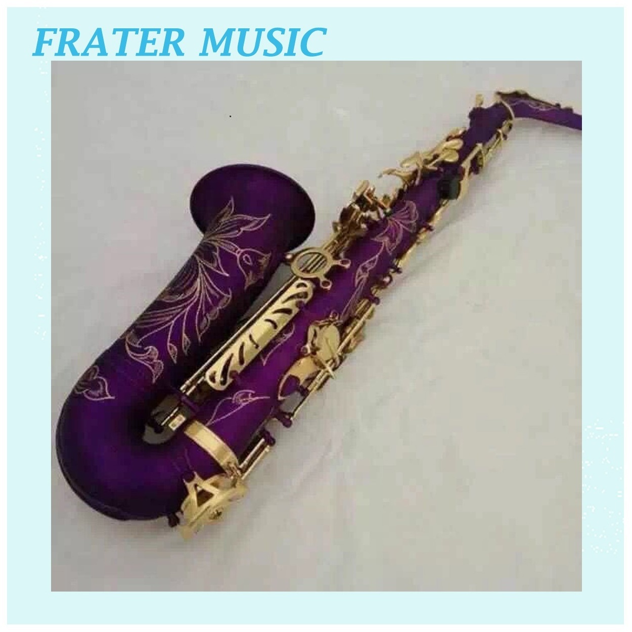 Good quality Purple colored surface Alto Saxophone (JAS-160)