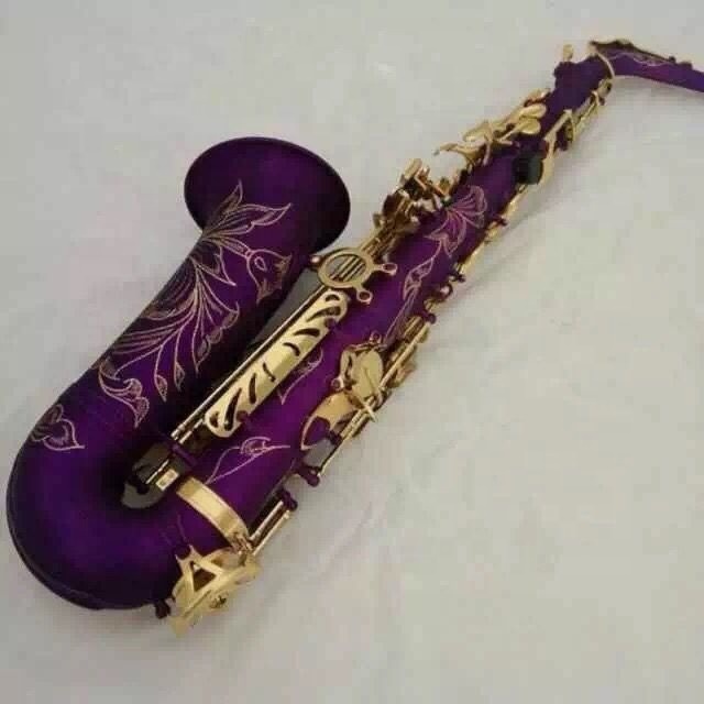 Good quality Purple colored surface Alto Saxophone (JAS-160)