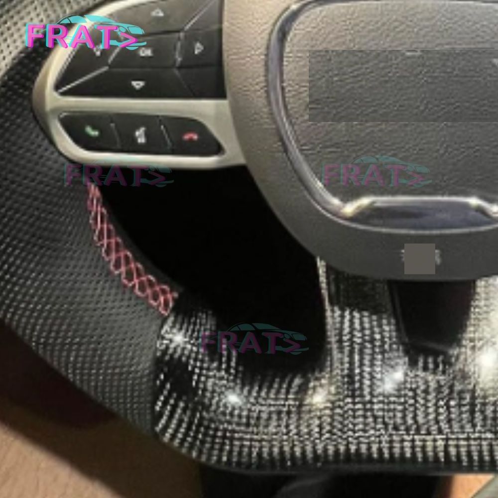 Custom LED Carbon fiber steering wheel Fit for Dodge Charger 2014-2020 SXT / GT / R/T / SCAT PACK / SRT Steering Wheel