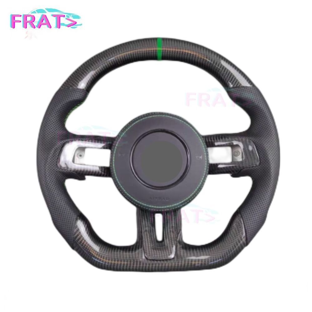 Wholesale custom car racing steering wheel for 2010-2014 Ford Mustang Base, GT, Shelby GT500 Carbon Fiber Steering Wheel