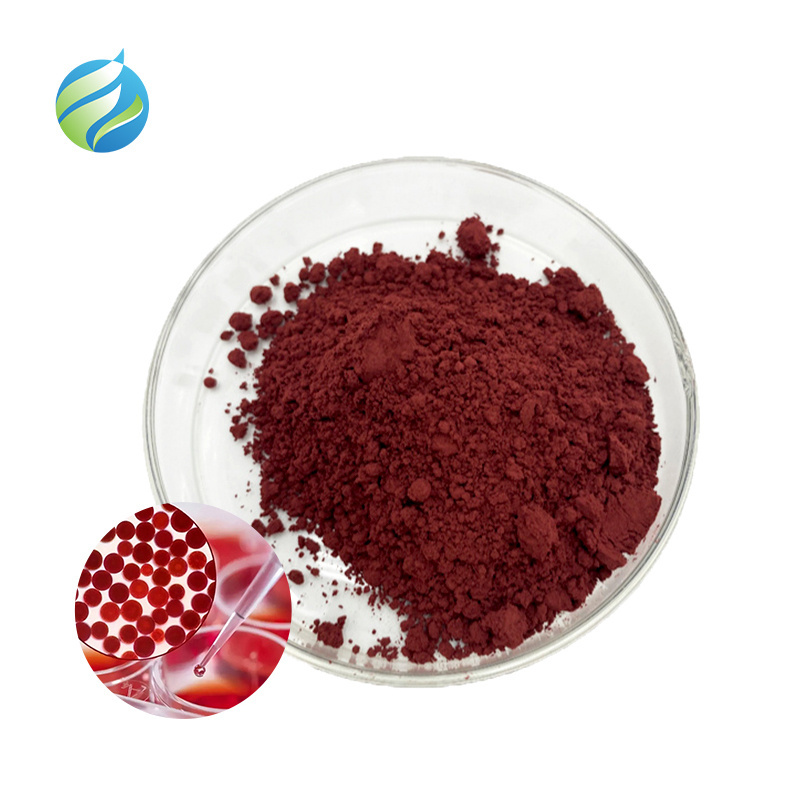 Supply Pure organic astaxanthin red algae powder astaxanthin 1% 2% 5% powder