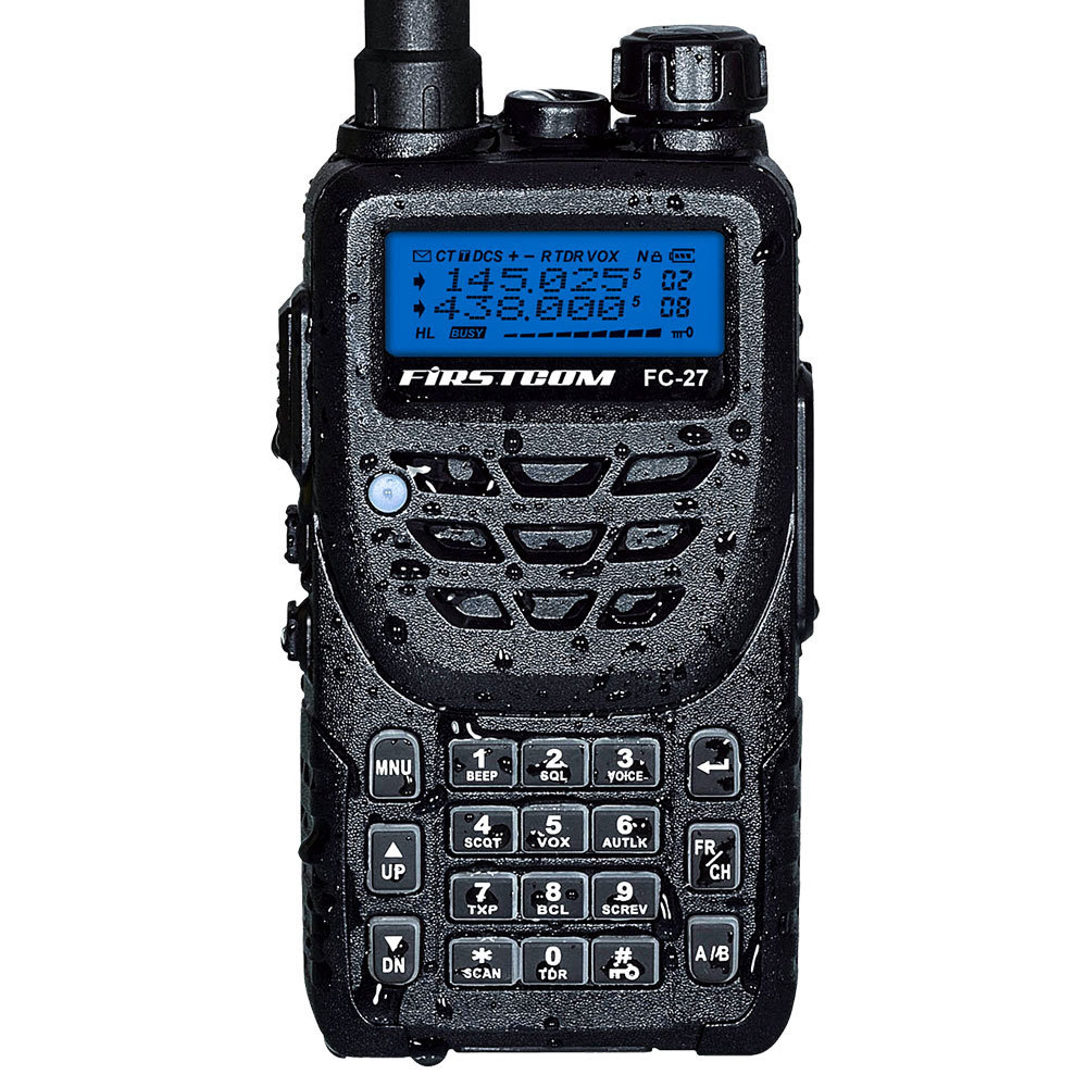 Dot Matrix Display Waterproof Uhf Vhf Transceiver Radio Walkie Talkie