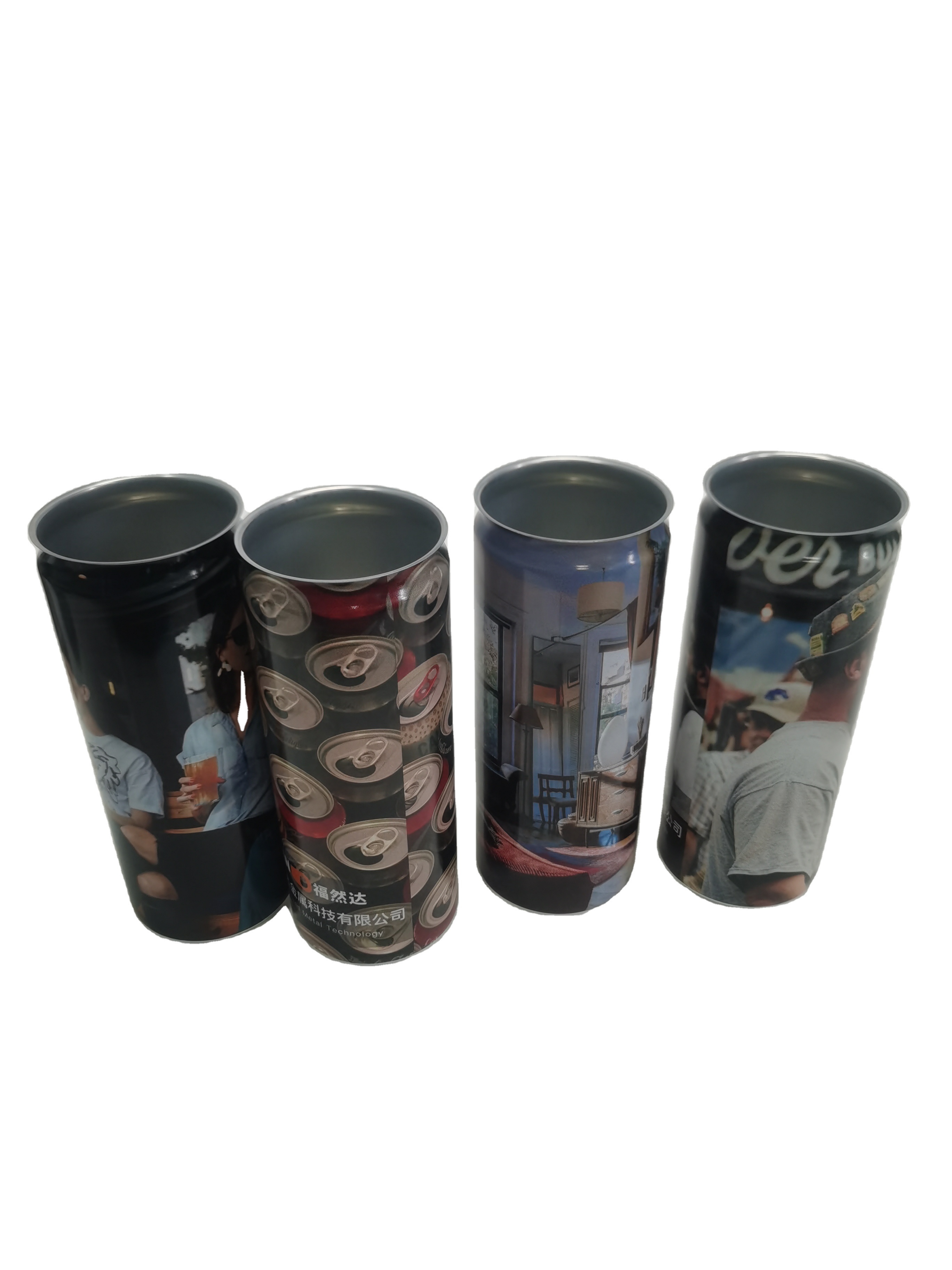 FRD Recyclable Soda color customized empty cans aluminium 250ml 8.3oz aluminum slim drink beverage can