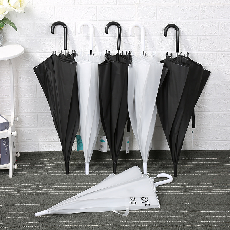 Black Red Bule Large Umbrellas For The Rain Wholesale High End Umbrella Customize