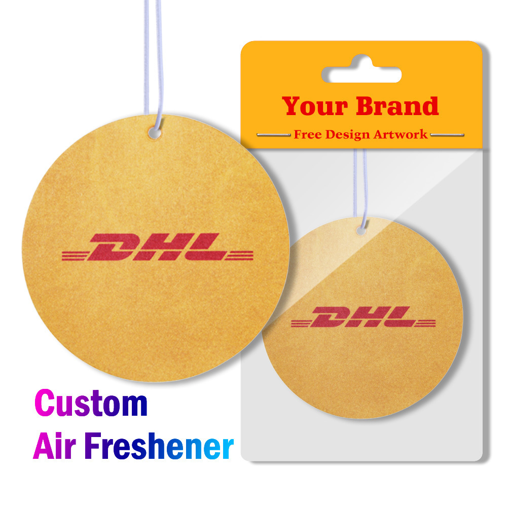 Factory offer custom paper car air freshener car scents hanging accessories perfume car air freshener