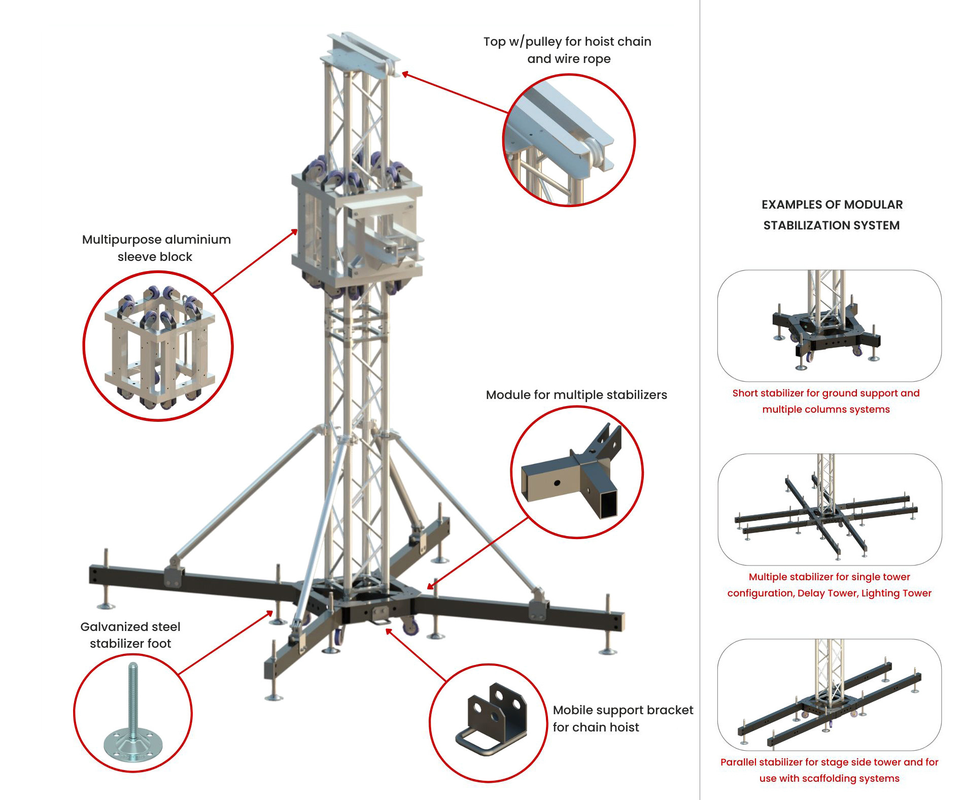 Lighting Truss Tower Displays Led Screen Aluminum Truss Base Plate Led Video Wall Ground Support Stand