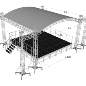 Event aluminum good selling detachable  Stage Platform 4x4  aluminum stage