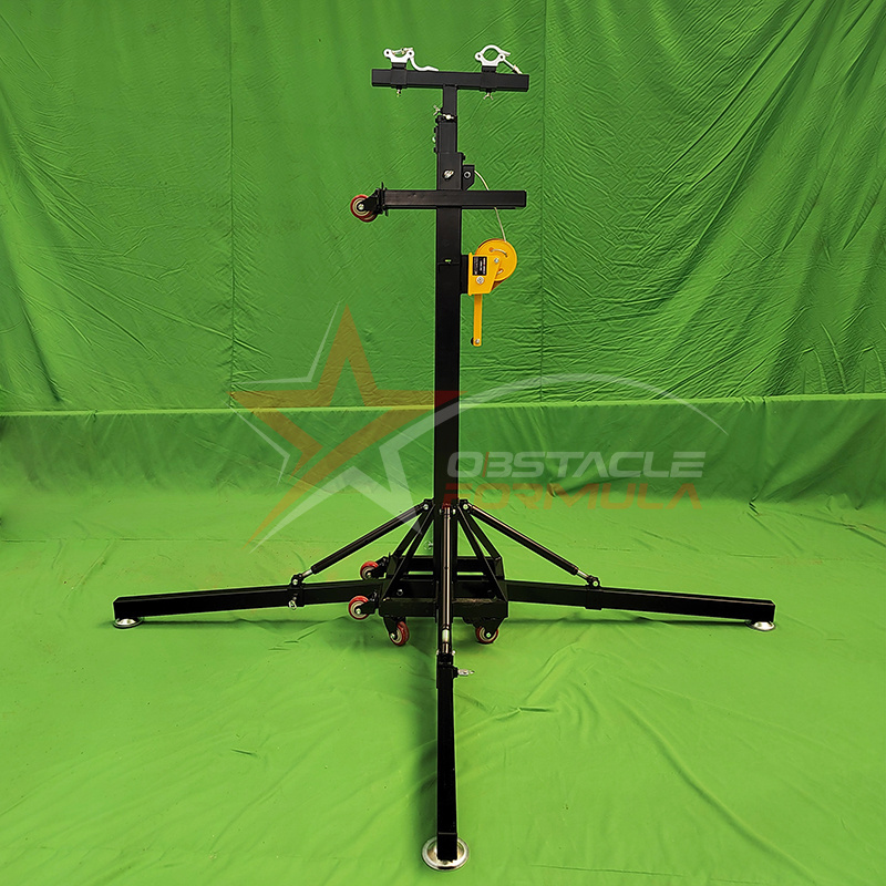 Crank Light Stand For  Upright Line Array Lifting Tower  Heavy Duty  Speaker Truss