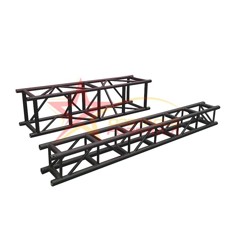 China Used Guangdong Truss Displays Black Lighting Stage Truss Square Aluminum Truss