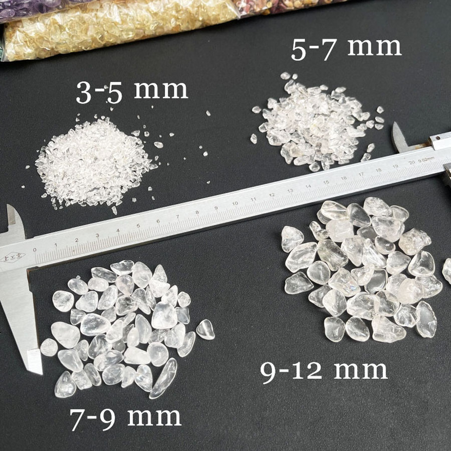 Natural Crystal Chips 100g Wholesale Stones And Crystals Polished Meditation Gravel Crystal Chips For Healing