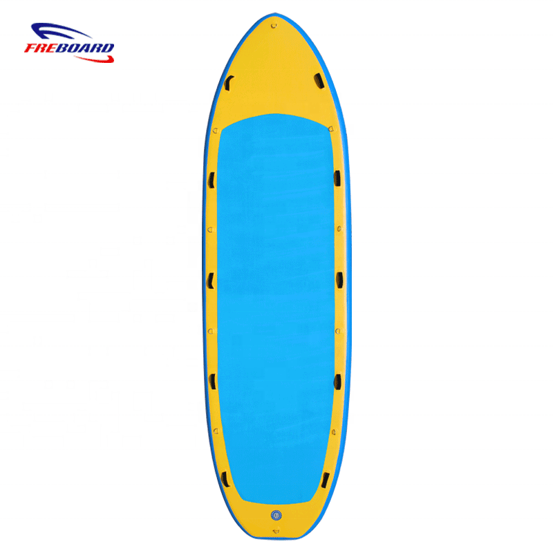 8 INCH THICK Inflatable drop stitch race sup  pvc DWF air fishing sup boat 10 people stand up paddle board