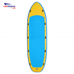 8 INCH THICK Inflatable drop stitch race sup  pvc DWF air fishing sup boat 10 people stand up paddle board