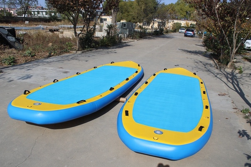 8 INCH THICK Inflatable drop stitch race sup  pvc DWF air fishing sup boat 10 people stand up paddle board