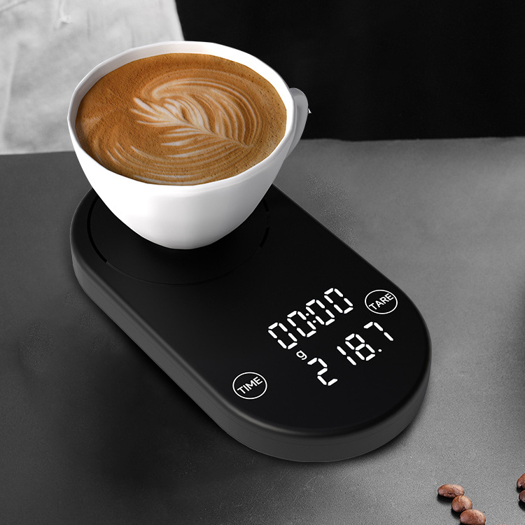 Electronic Digital 2kg Timer Mini Digital Coffee Weighing Scale Digital Smart Coffee Scale With Timer