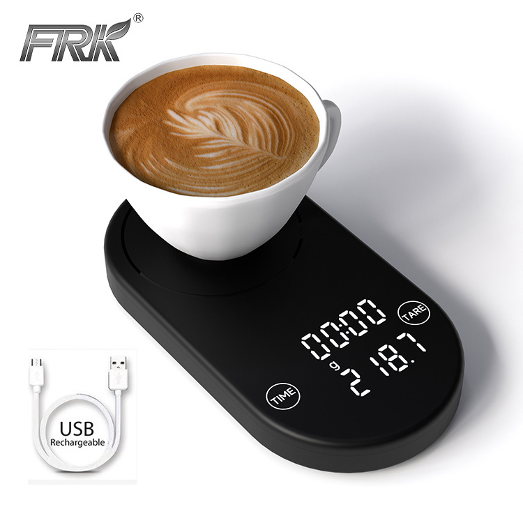 Electronic Digital 2kg Timer Mini Digital Coffee Weighing Scale Digital Smart Coffee Scale With Timer