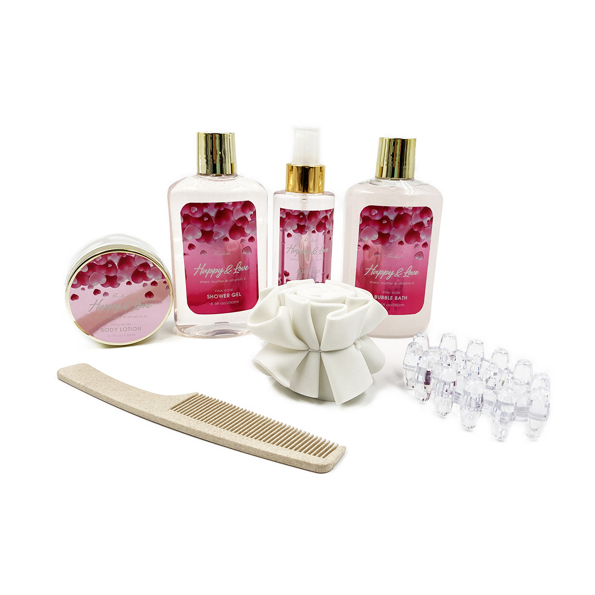 Wholesale Private Label  Body  Bathing Product Spa christmas bath gift set 2024