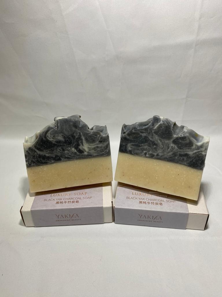 Great Quality Made In China Natural Skincare Black Yak Charcoal Soap For Bathroom Shower