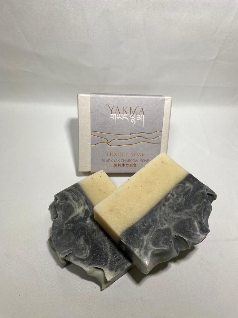 Great Quality Made In China Natural Skincare Black Yak Charcoal Soap For Bathroom Shower