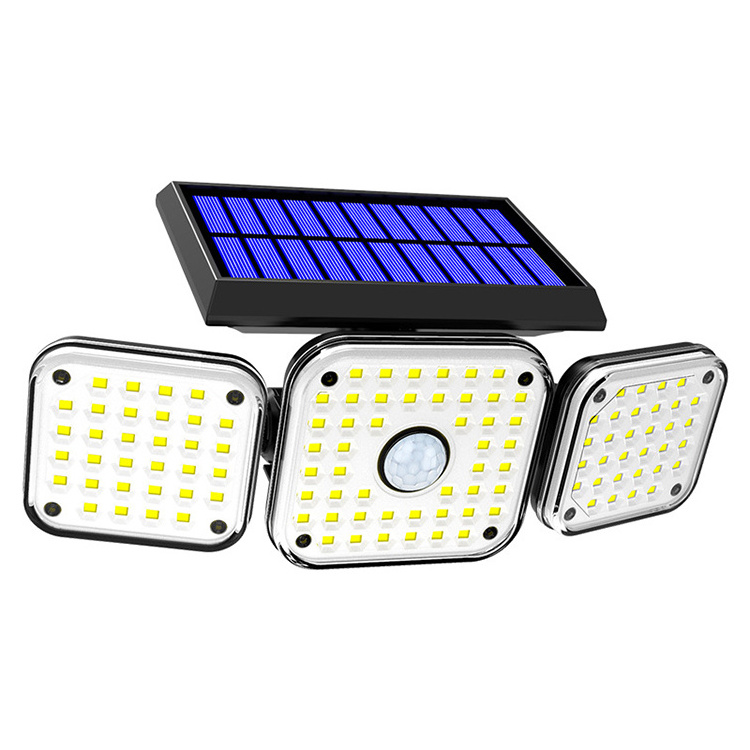 Solar Garden Lights Outdoor Waterproof Led Motion Sensor Wall Light Rechargeable Lamp LED Solar Light With PIR Sensor