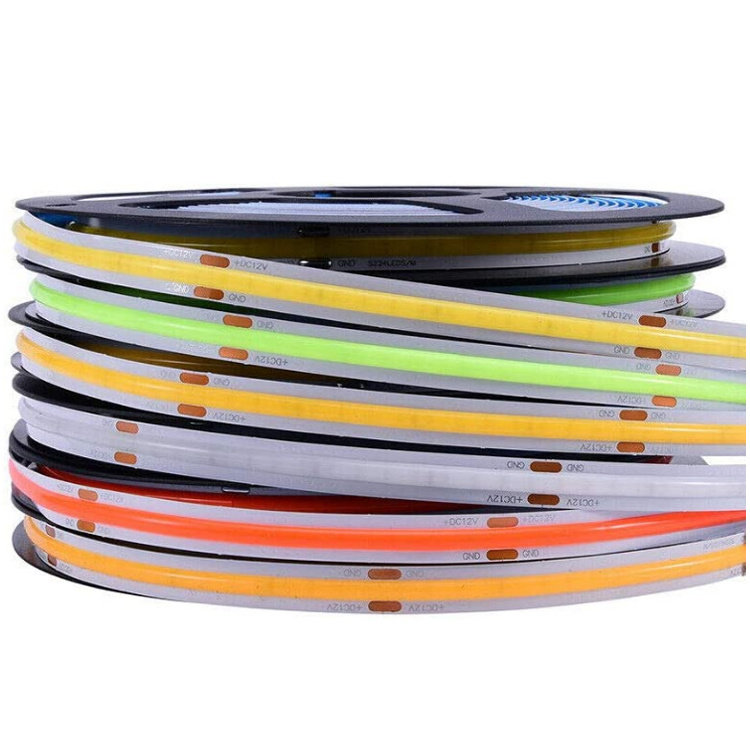 Best Sellers Waterproof IP65 IP67 IP68 Lighting CRI90 12V 24V Indoor Outdoor Dimmable Decoration 5M Flexible COB LED Strip