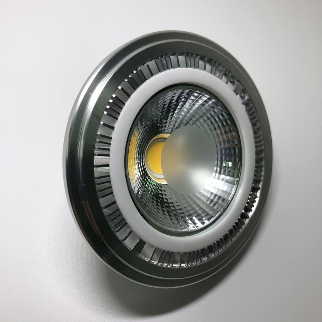 Aluminum LED Blub COB AR111 Lamp GU10 G53 COB15W embedded external power Ceiling LED Spotlight