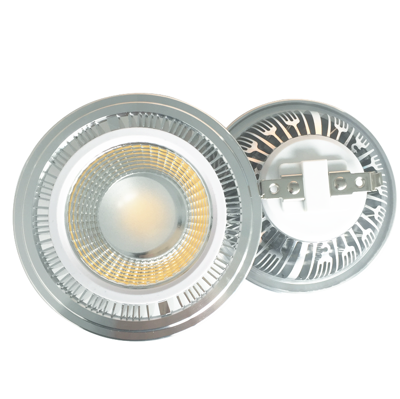 Aluminum LED Blub COB AR111 Lamp GU10 G53 COB15W embedded external power Ceiling LED Spotlight