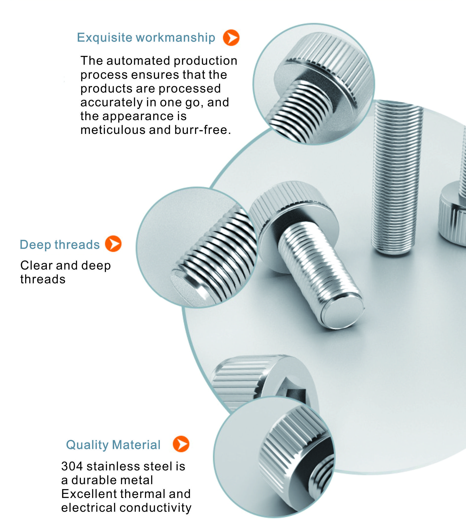 SS304 Stainless steel Hexagon socket set screwSocket head cap screw M1.6 M3 M4 M5 M6 M8 M10 M12 M14 M16