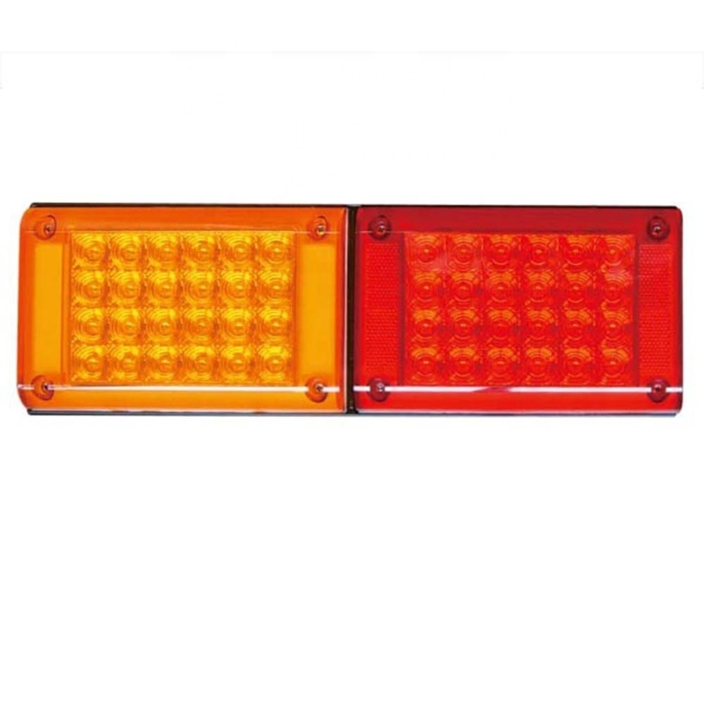 Submersible E-MARK Square LED Tail Lamp For Truck Boat Trailer LED Stop Light Trailer Light