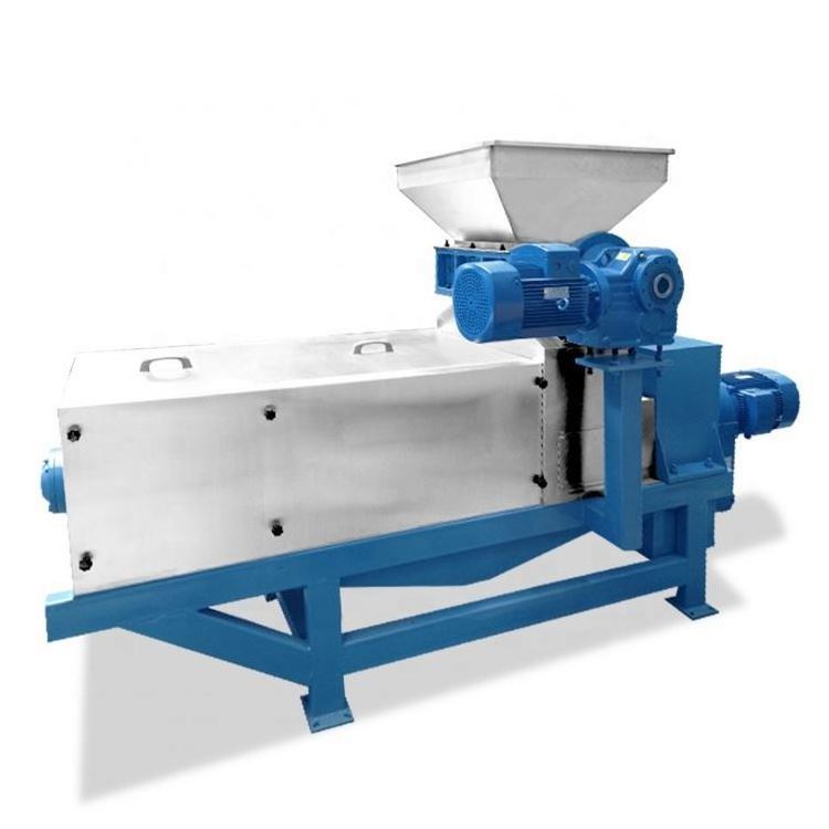 Environmentally friendly food waste dewaterer with shredder/seaseed dewatering machine/grass herb screw press dewatering machine