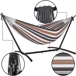 Family used indoor canvas hammock swing cheap hammock with stand for sale