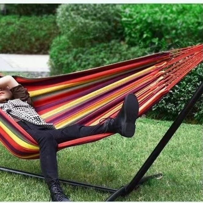 Lay flat adult swing chair hammock tent stand portable double swing outdoor wholesale