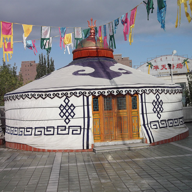 5M Mongolian yurt tent winter proof 1 bedroom timberframmed yurts sale