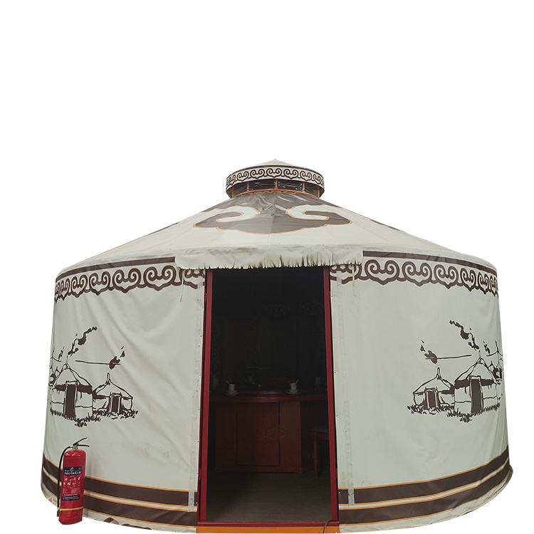 Luxury yurt house glamping tent 7m home yurt tent for sale