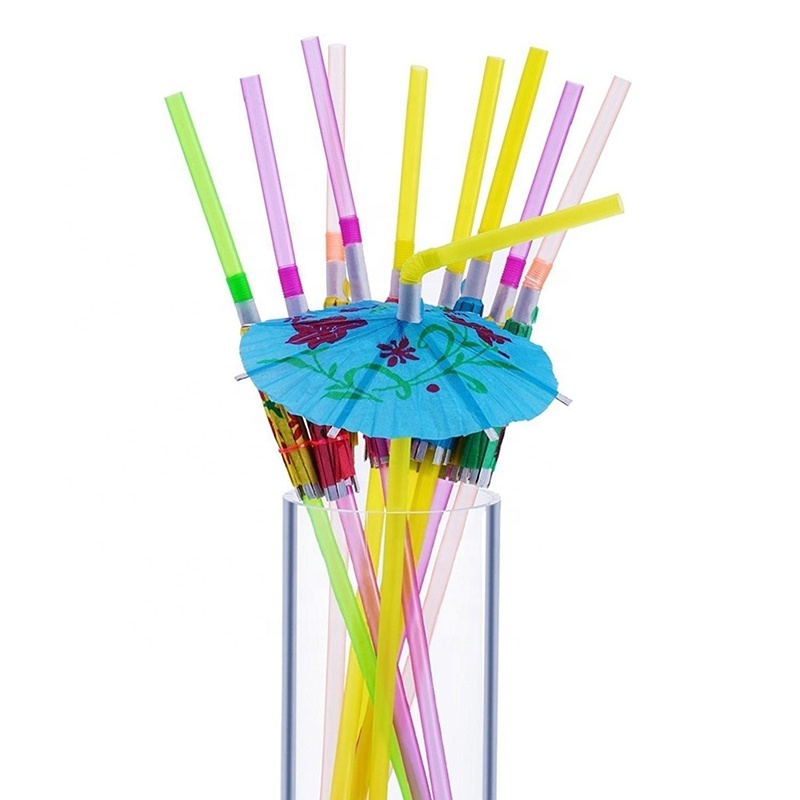 Wholesale Custom Disposable Cocktail Drink Umbrellas Disposable Wooden and Plastic Toothpicks for Food for Parties Weddings