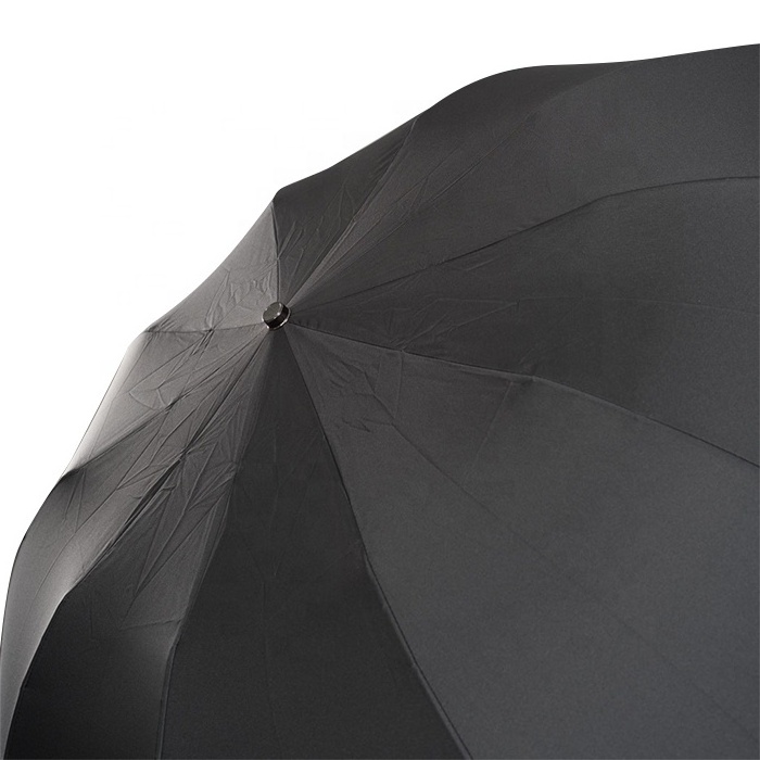 Custom Design Foldable Umbrella Promotional Telescopic Umbrella With Crook Handle