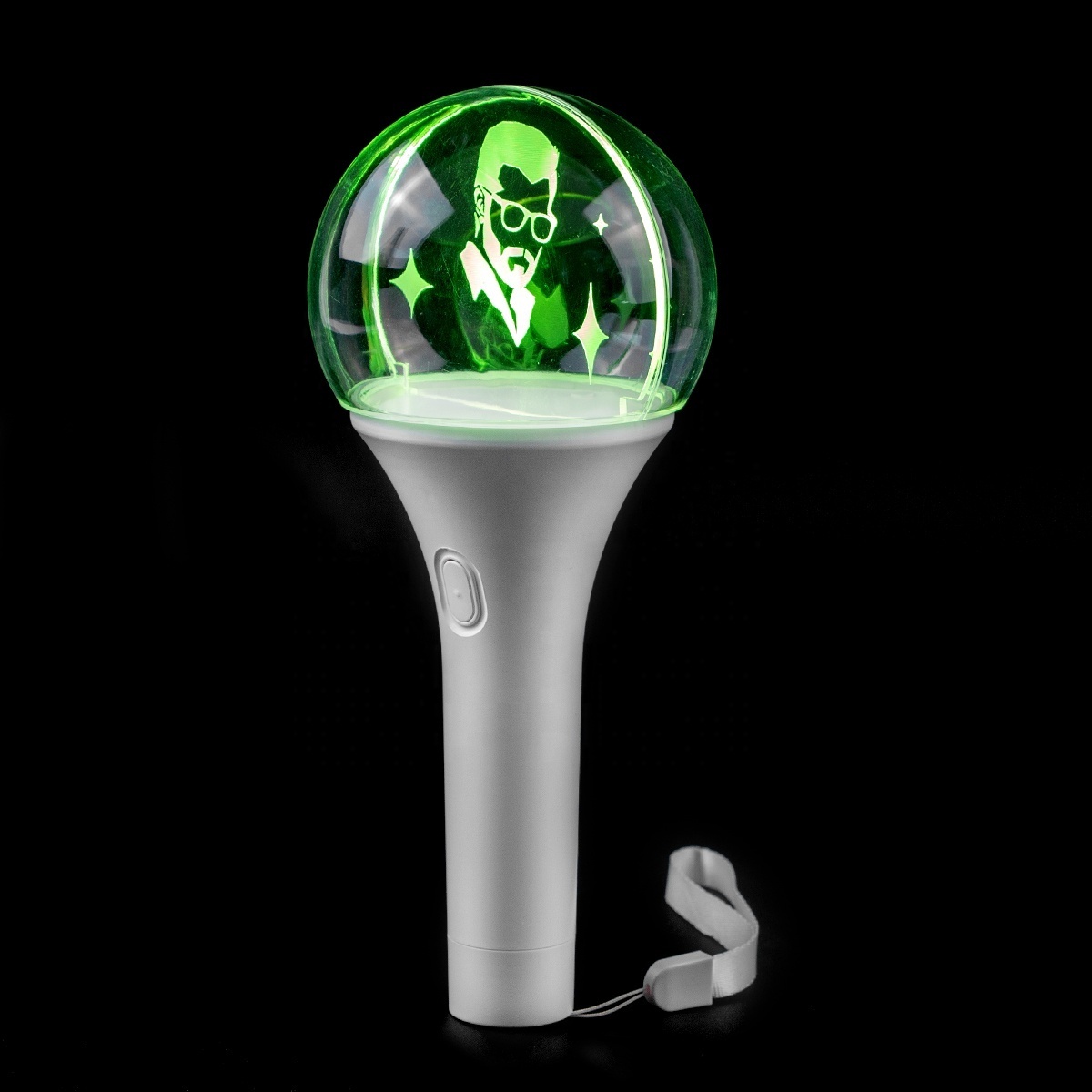 Custom Logo LED Color Changing Party Light Stick Acrylic Glowing Ball Light Stick