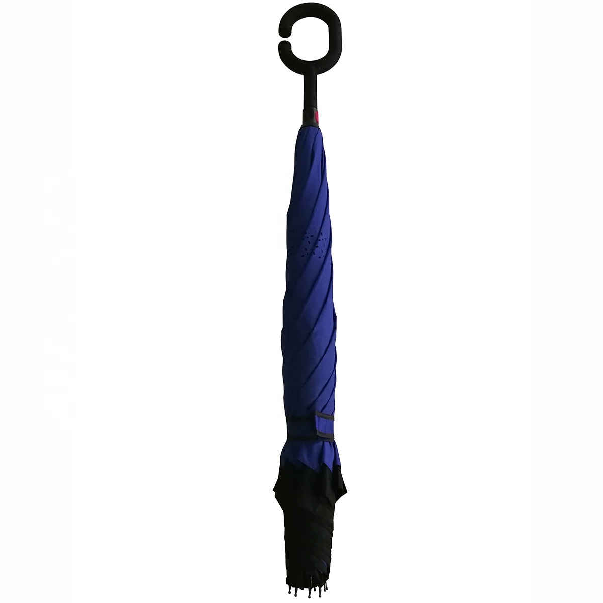 Hot Sale Custom Promotion C Shape Handle Inverted Reverse Umbrella