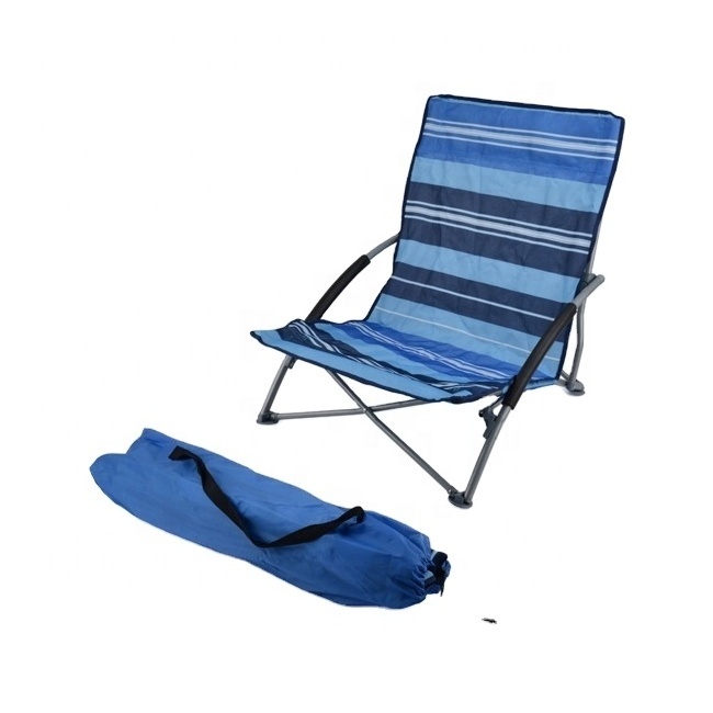 Lightweight Portable Carry Bag Outdoor Portable Reclining Beach Chairs Folding Oxford Aluminum Camping Chair