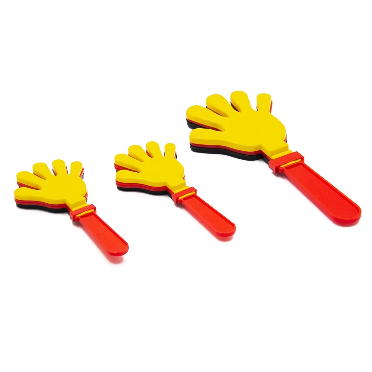 Cheap Custom Plastic Football Clap Cheering Clamps Noise Maker Hand Clapper Football Fans Cheering Hand Clapper