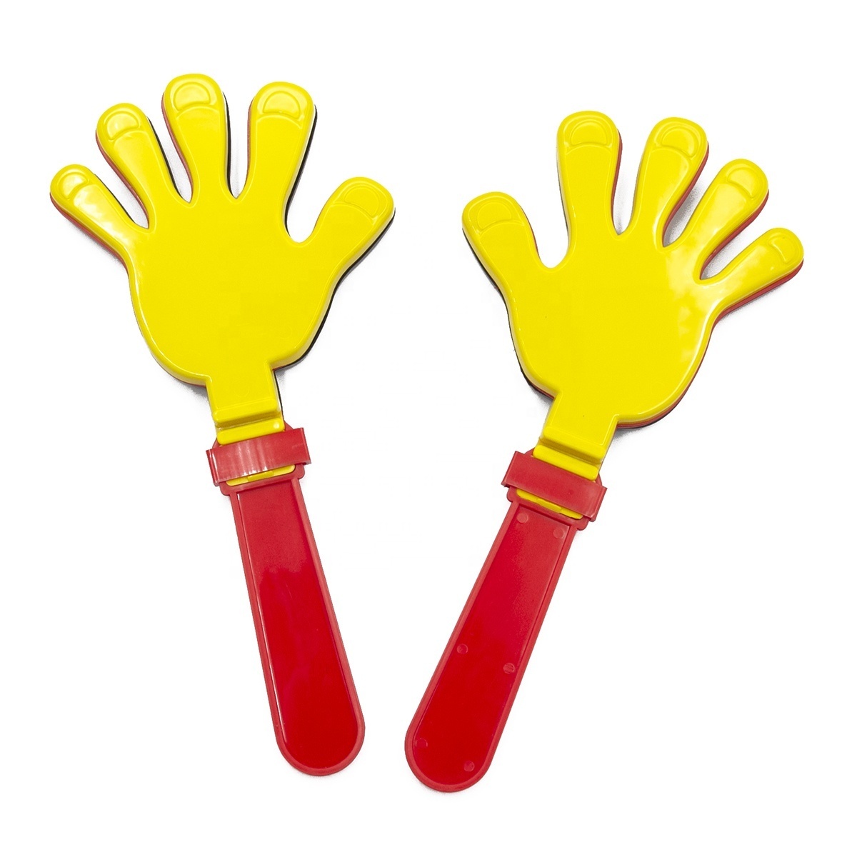 Cheap Custom Plastic Football Clap Cheering Clamps Noise Maker Hand Clapper Football Fans Cheering Hand Clapper