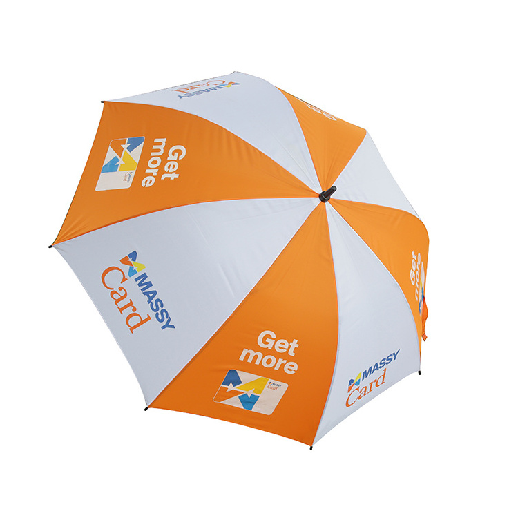 Custom Logo Printed Vented Automatic Folding Umbrella